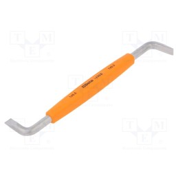 1 pcs x BETA - 12360202 - Screwdriver, slot, double-sided,angular, 5,5x1,0mm, 125mm