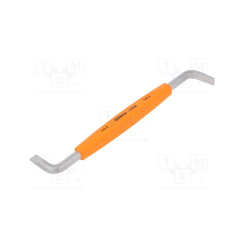 1 pcs x BETA - 12360202 - Screwdriver, slot, double-sided,angular, 5,5x1,0mm, 125mm