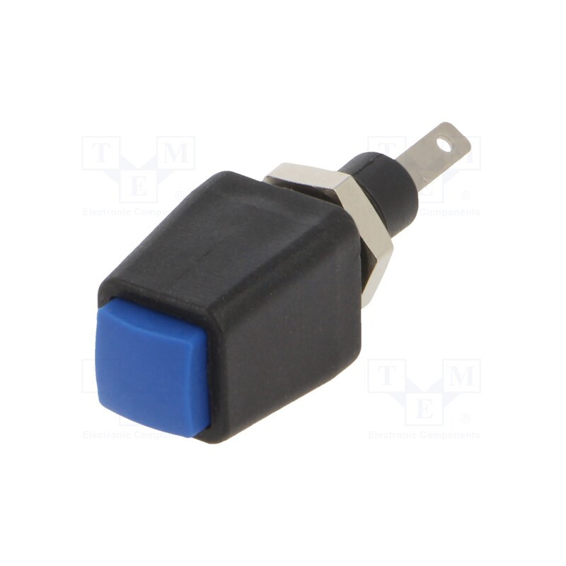 1 pcs x SCHu00dcTZINGER - ESD 6554 / BL - Laboratory clamp, blue, 70VDC, 16A, screw, nickel, polyamide, 33VAC