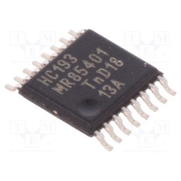 3 pcs x NEXPERIA - 74HC193PW,112 - IC: digital, 4bit,binary up/down counter, CMOS, SMD, TSSOP16, HC