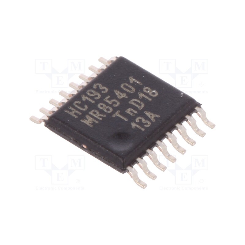 3 pcs x NEXPERIA - 74HC193PW,112 - IC: digital, 4bit,binary up/down counter, CMOS, SMD, TSSOP16, HC