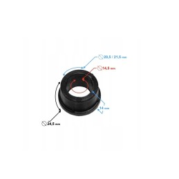 Plastic bushing for ATV swing arm 70 110 125