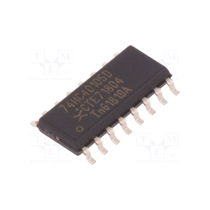 1 pcs x NEXPERIA - 74HC40105D,652 - IC: digital, 4 bit x 16 word,storage register, CMOS, SMD, SO16