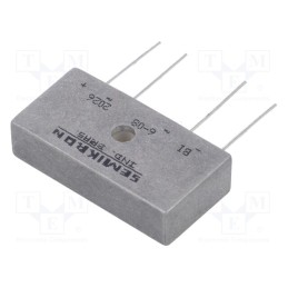 1 pcs x SEMIKRON DANFOSS - BI 6/08 07639360 - Bridge rectifier: single-phase, Urmax: 800V, If: 9A, Ifsm: 200A