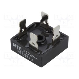 1 pcs x NTE Electronics - NTE5340 - Bridge rectifier: single-phase, Urmax: 200V, If: 40A, Ifsm: 300A