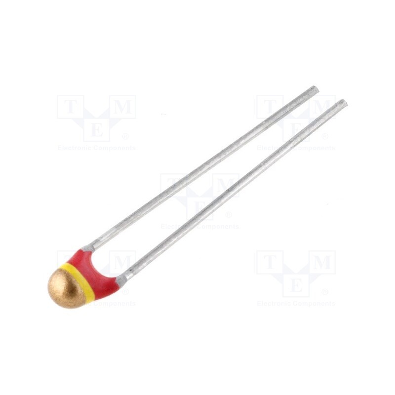 2 pcs x VISHAY - NTCLE100E3224JB0 - NTC thermistor, 220kΩ, THT, 4370K, -40÷125°C, 500mW