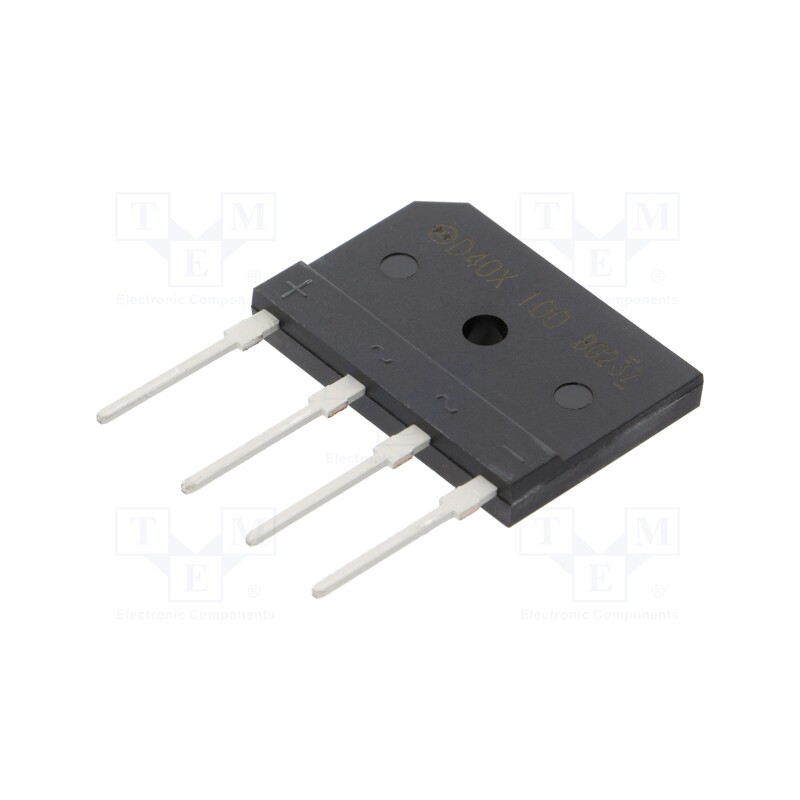 1 pcs x SHINDENGEN - D40XB100-7000 - Bridge rectifier: single-phase, Urmax: 1kV, If: 40A, Ifsm: 550A