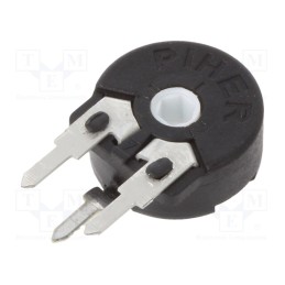 2 pcs x PIHER - PT10MH01101A2020S - Potentiometer: mounting, vertical, 100Ω, 150mW, ±20%, linear