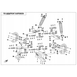 18 upper wishbone pins cfmoto 500 600 800 9010 050700
