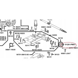 Seal rear axle 38 2x47x6 kymco mxu 300 300r