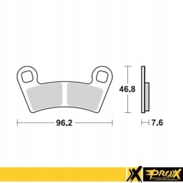 Prox brake pads Polaris 450 525 outlaw 08 11 front