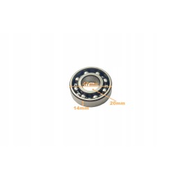 Ball bearing 6204, shaft 47x20x14