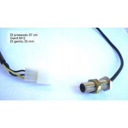 Speed sensor quad atv 200 250 300 12mm 3 wires 97cm thread m12