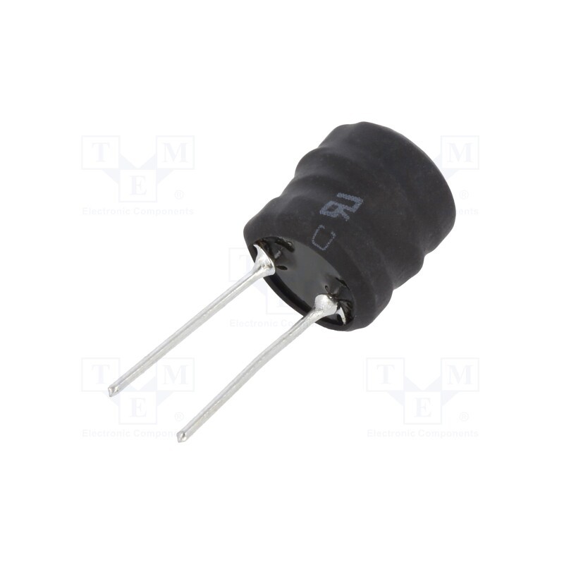 2 pcs x FERROCORE - COIL1010-0.18 - Inductor: wire, THT, 180uH, Ioper: 2A, 280mΩ, ±10%, Ø11.5x11.5mm