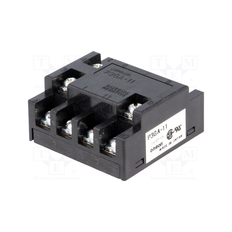 1 pcs x OMRON - P3GA-11 - Relays accessories: socket, PIN: 11, on panel, 6A, 250VAC, undecal