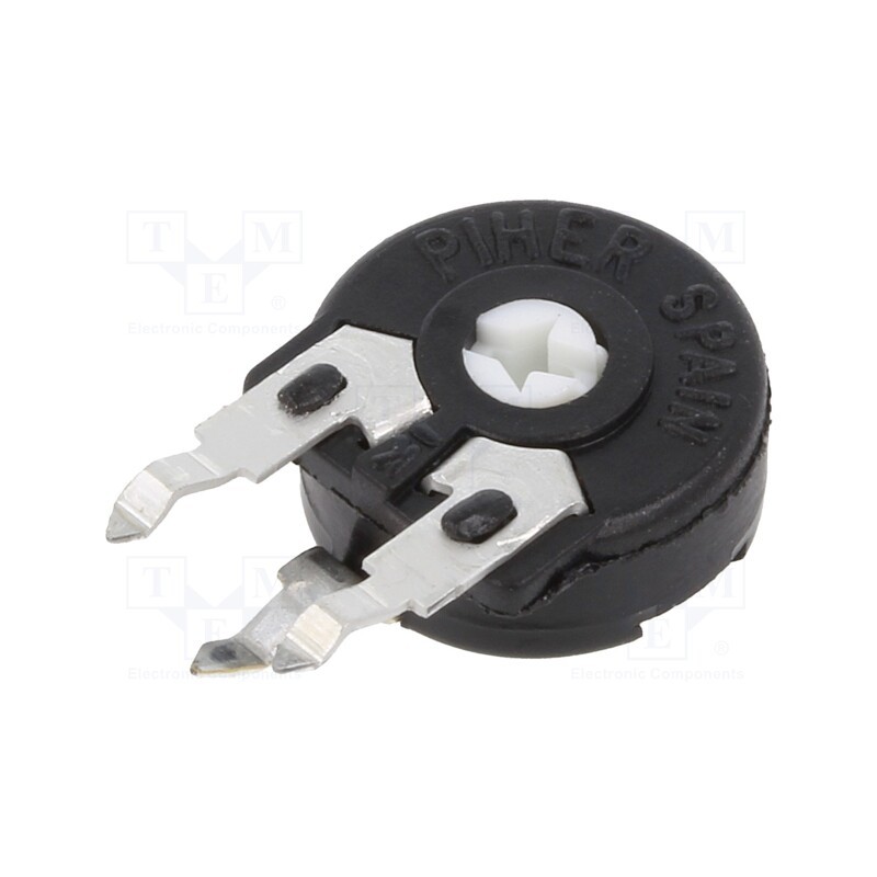 2 pcs x PIHER - PT10LH02-224A2020-P10-S - Potentiometer: mounting, single turn,vertical, 220kΩ, 150mW, ±20%