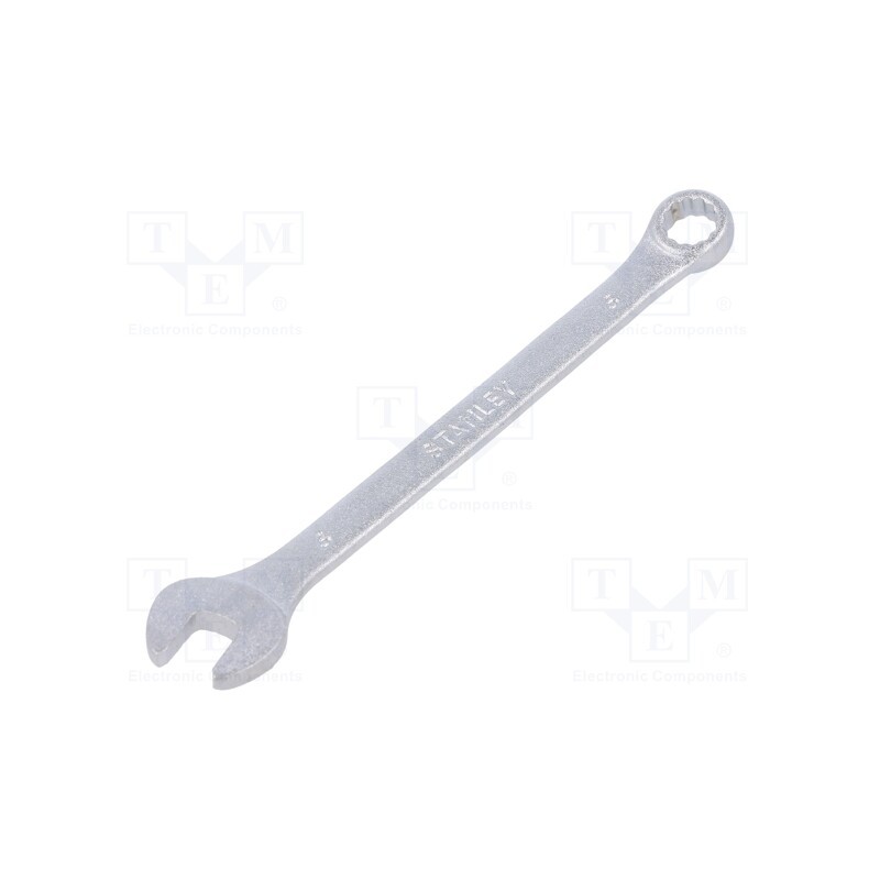 1 pcs x STANLEY - 4-87-066 - Wrench, combination spanner, 6mm, Chrom-vanadium steel, L: 100mm