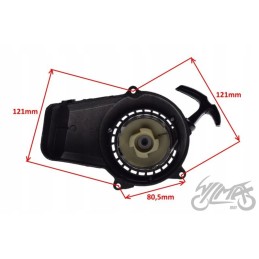 Aluminum shredder with housing mini pocket bike quad bike cross 50 2t