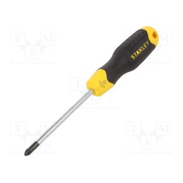 1 pcs x STANLEY - 0-64-974 - Screwdriver, Pozidriv®, PZ2, CUSHIONGRIP, 100mm
