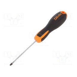 1 pcs x BETA - 12011006 - Screwdriver, slot, 2,5x0,4mm, EVOX, Blade length: 75mm