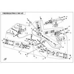 Brake hose cf moto 500 625 9010 080190