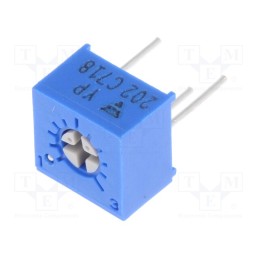 2 pcs x VISHAY - T73YP202KT20 - Potentiometer: mounting, single turn,horizontal, 2kΩ, 500mW, ±10%