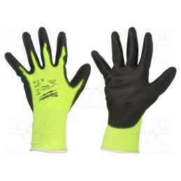 1 set x Milwaukee - 4932479919 - Protective gloves, Size: 10,XL, Resistance to: cutting, warning