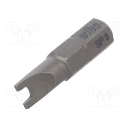 1 pcs x WIHA - 27066 - Screwdriver bit, spanner, SP8, Overall len: 25mm, STANDARD