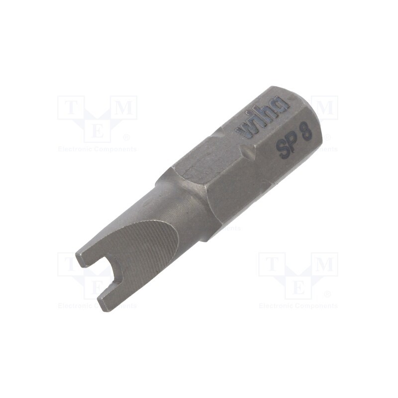 1 pcs x WIHA - 27066 - Screwdriver bit, spanner, SP8, Overall len: 25mm, STANDARD