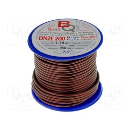 1 rol x BQ CABLE - DN2E1.70/0.25 - Coil wire, double coated enamelled, 1.7mm, 0.25kg, -65÷200°C