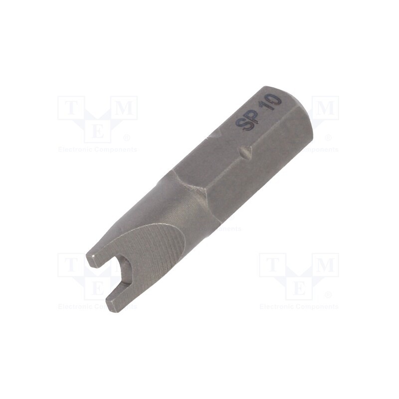 1 pcs x WIHA - 27067 - Screwdriver bit, spanner, SP10, Overall len: 25mm, STANDARD