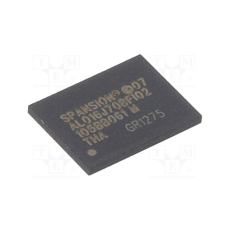1 pcs x INFINEON (CYPRESS) - S29AL016J70BFI020 - IC: FLASH memory, 16MbFLASH, CFI,parallel, BGA48, parallel
