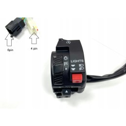 Left combined switch quad hammer 250 6 pin 4 pin