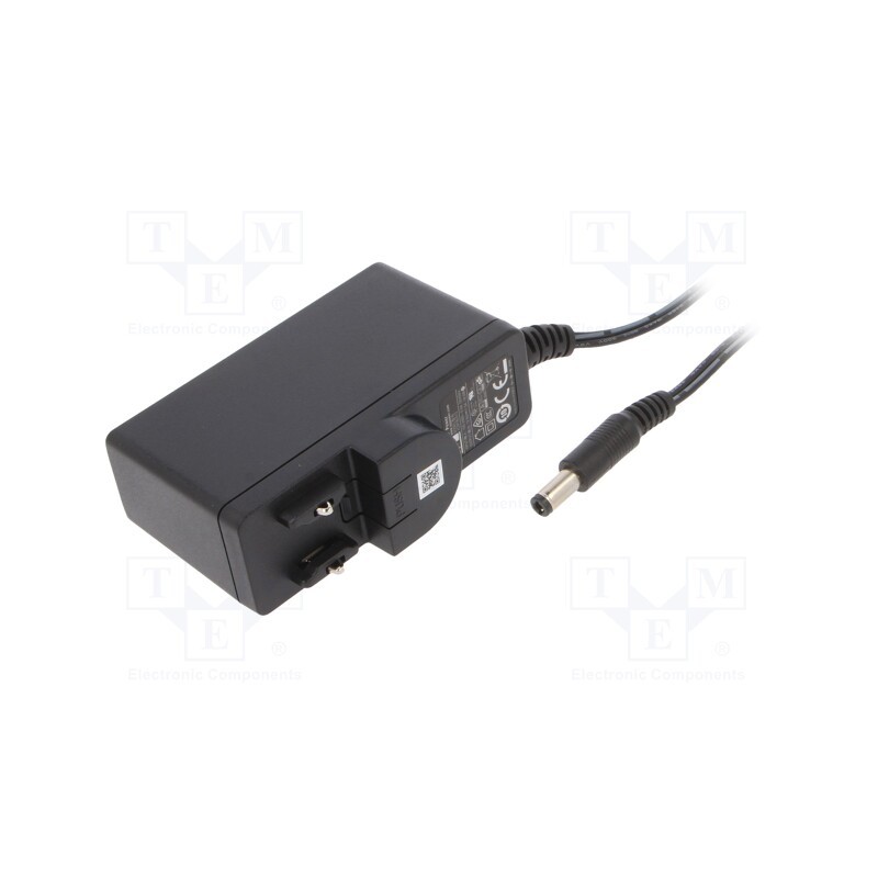 1 pcs x XP POWER - ACM18US12 - Power supply: switched-mode, plug, 12VDC, 1.5A, 18W, Plug: none