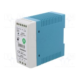 1 pcs x POS - POS MDIN40W12 - Power supply: switched-mode, 40W, 12VDC, for DIN rail mounting