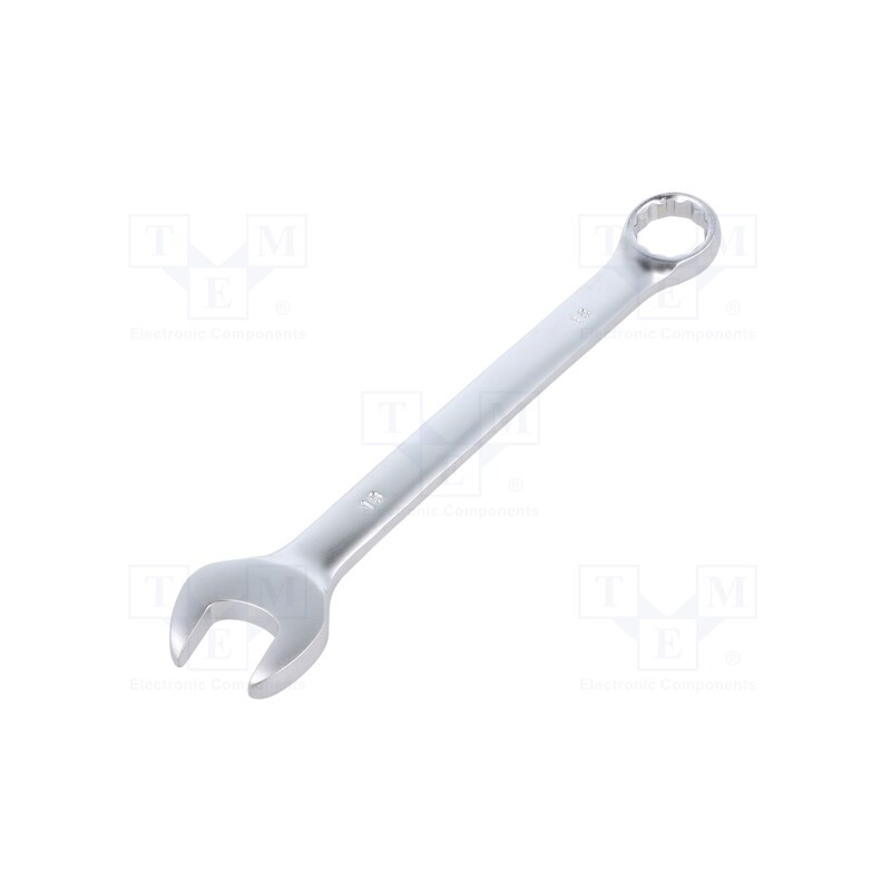 1 pcs x PG TOOLS - PGT110 - Wrench, combination spanner, 18mm, Chrom-vanadium steel, satin