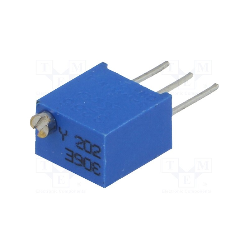 2 pcs x SR PASSIVES - T67Y-2K - Potentiometer: mounting, multiturn, 2kΩ, 250mW, ±10%, linear, THT