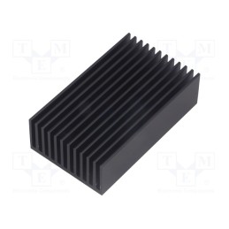 1 pcs x FISCHER ELEKTRONIK - SK 626 75 SA - Heatsink: extruded, grilled, black, L: 75mm, W: 45mm, H: 22mm
