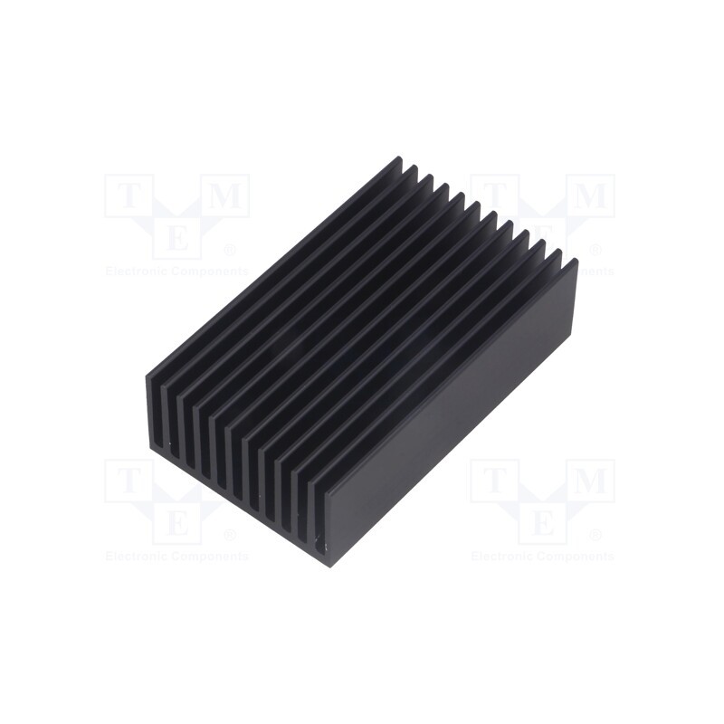 1 pcs x FISCHER ELEKTRONIK - SK 626 75 SA - Heatsink: extruded, grilled, black, L: 75mm, W: 45mm, H: 22mm