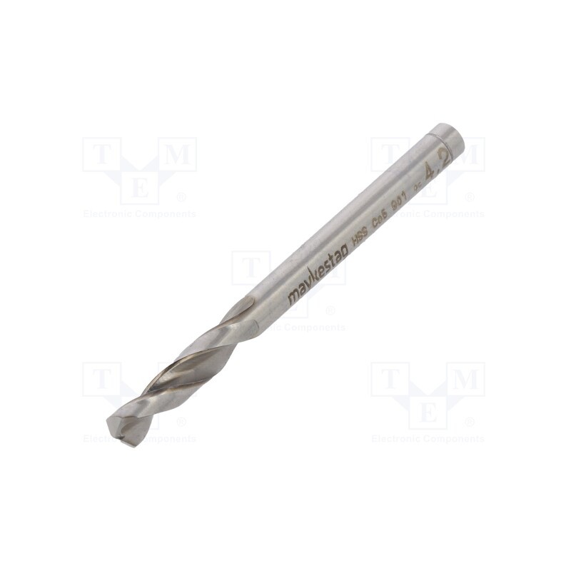 1 pcs x ALPEN-MAYKESTAG - 90100420100 - Drill bit, for metal, Ø: 4.2mm, L: 55mm, Working part len: 22mm