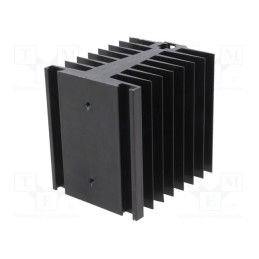 1 pcs x STONECOLD - RAD-SSRT-80 - Heatsink: extruded, for one phase solid state relays, black