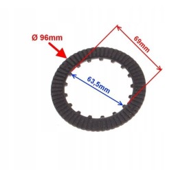 Clutch disc, 2 pieces, set 4t ATV Cross 110 125cc