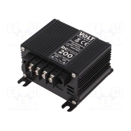 1 pcs x VOLT POLSKA - DC PRO 200 24/12V 15A - Converter: DC/DC, Uout max: 13.8VDC, Usup: 21÷30VDC, 10A, 0÷40°C