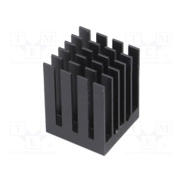 1 pcs x Advanced Thermal Solutions - ATS-55190W-C1-R0 - Heatsink: extruded, grilled, BGA, black, L: 19mm, W: 19mm, H: 24.5mm