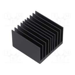 1 pcs x Advanced Thermal Solutions - ATS-54375W-C1-R0 - Heatsink: extruded, grilled, BGA, black, L: 37.5mm, W: 37.5mm