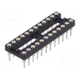 1 pcs x TE Connectivity - 3-1571552-6 - Socket: integrated circuits, DIP24, 7.62mm, THT, Pitch: 2.54mm