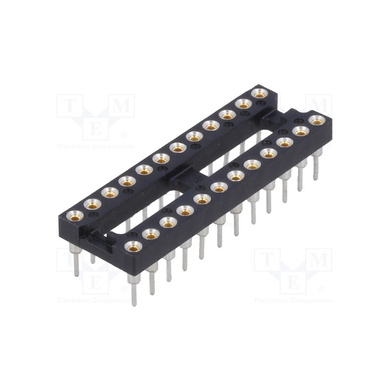 1 pcs x TE Connectivity - 3-1571552-6 - Socket: integrated circuits, DIP24, 7.62mm, THT, Pitch: 2.54mm