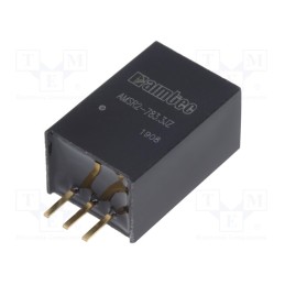 1 pcs x AIMTEC - AMSR2-783.3JZ - Converter: DC/DC, 6.6W, Uin: 6÷36V, Uout: 3.3VDC, Iout: 2A, SIP3, THT