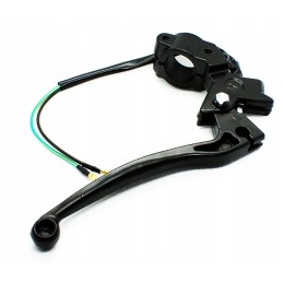 Rear left brake lever with drum mounting, black