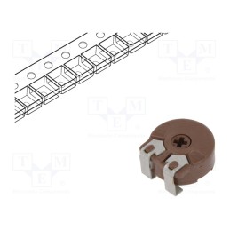 2 pcs x PIHER - PSC10KV50-104A0505 - Potentiometer: mounting, single turn,horizontal, 100kΩ, 330mW